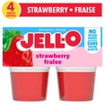 thumbnail image 1 of Jell-O Strawberry No Sugar Added Refrigerated Ready-to-Eat Gel Snack Cups, 4 ct Cups, 1 of 15