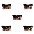 thumbnail image 3 of pitrice Cool Makeup Pouch - Dust-proof And Durable For Travel And Everyday No Loose Thread Cosmetic Bag 5Set, 3 of 6