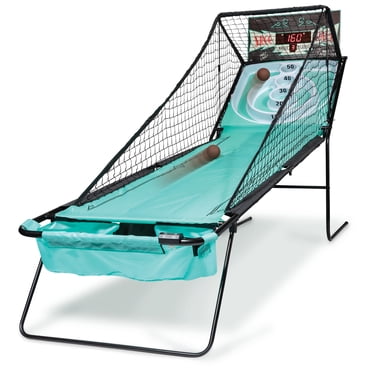 EastPoint Sports Skee-Ball à Cadre en Acier - Jeu d'Arcade Pliable pour la Maison pour Tous les Âges - Comprend Tous les Accessoires