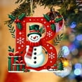 thumbnail image 1 of Bdday 26 Letters Christmas Tree Decoration Pendant Christmas Tree Ornaments Personalized DIY Christmas Ornaments Christmas Decoration Xmas Tree Hanging Decor Feature, 1 of 4