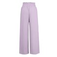 thumbnail image 5 of FNFYFH Clearance Women's Plus Size Linen Pants Elastic Waist Solid Color, 5 of 5