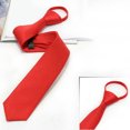 thumbnail image 4 of fastboy Cravate Étroite Rétro pour Hommes et Garçons, Cravate Moulante Pratique, Cravate à Cordon pour Mariage, Fête, Boîte de Nuit, Marié, Robe de Fête Rouge, 4 of 8