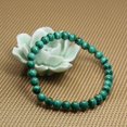 thumbnail image 3 of Bracelet Extensible en Perles Rondes de 6 mm en Pierre Précieuse Malachite Naturelle de Qualité AA 7 Pouces Unisexe, 3 of 5