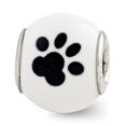 thumbnail image 3 of 925 Sterling Silver Charm For Bracelet Enameled Cat Theme Bead Animal, 3 of 11