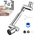 thumbnail image 1 of Rotating Faucet Attachment for Kitchen and Bathroom—Upgraded 1440° Robotic Arm Flexible Faucet Redirector for Versatile Washbasin Use, 1 of 6