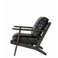 thumbnail image 3 of Chaise Coba en PU Plata Décor Import en noir, 3 of 4