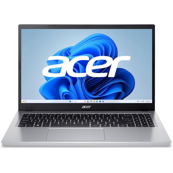 Remis à Neuf (Bon) Acer Aspire Portable 15,6 Po FHD (Intel Core i3-N355, 8 Go de RAM, SSD 128 Go, Windows 11 Mode S) - Argent (AG15-32P-39R2)