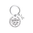thumbnail image 1 of Up to 65% Off Creative DIY To My Daughter Stainless Steel Last Name 26 Letter Keychain 2.5cm Necklace Rings Earring Jewelry on Clearance, 1 of 4