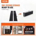 thumbnail image 2 of VEVOR Portable Wheelchair Ramp, 8 ft 800 lbs Capacity, Non-Slip Aluminum Folding Threshold Ramp, Foldable Mobility Scooter Ramp Wheel Chair Ramp, Handicap Ramp for Home Steps, Stairs, Doorways, Curbs, 2 of 9