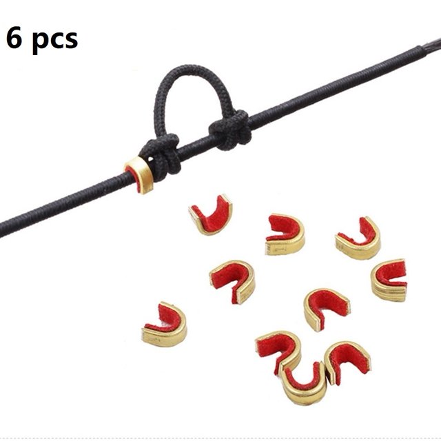 Archery Bow String Nock Points Buckle Clip Knocks Brass Archery Bow Accessories