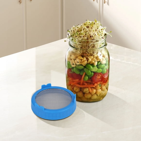 Product Category Strainers - Ma Son Jar Sprouting Lid and Be An Sprout Rout Sprout Lid Microgreens Growing Kit Germination Kit for Broccoli