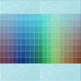 thumbnail image 1 of Ahgly Company Tapis d'Intérieur Lavable en Machine Carré Transitionnel Bleu, 5 Pieds Carré, 1 of 7