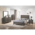 thumbnail image 2 of Rustic Queen Sized Bed in Gray Wood, 2 of 2