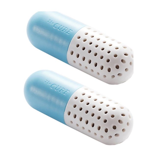 Capsule Desiccant for Shoes 2 Pack ABS Material Eco - Friendly Cute Shape