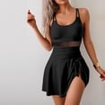 thumbnail image 3 of Maillots de Bain une Pièce en Maille Transparente pour Femmes, Contrôle du Ventre, Robe de Bain, Tenue de Bain, 3 of 6