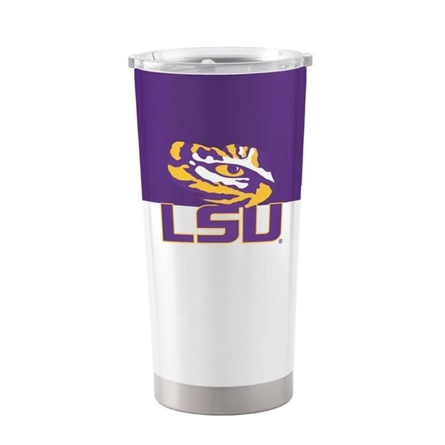Logo Chair 162-S20T-11 Gobelet en Acier Inoxydable 20 oz NCAA LSU Tigers Colorblock