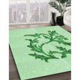 thumbnail image 3 of Ahgly Tapis Rectangulaire Lavable en Machine Intérieur Vert Menthe, 2 Pieds x 3 Pieds, 3 of 7