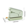 thumbnail image 3 of 6 Hole One Handed Hole Puncher Mini Portable Paper Punch, 3 of 6