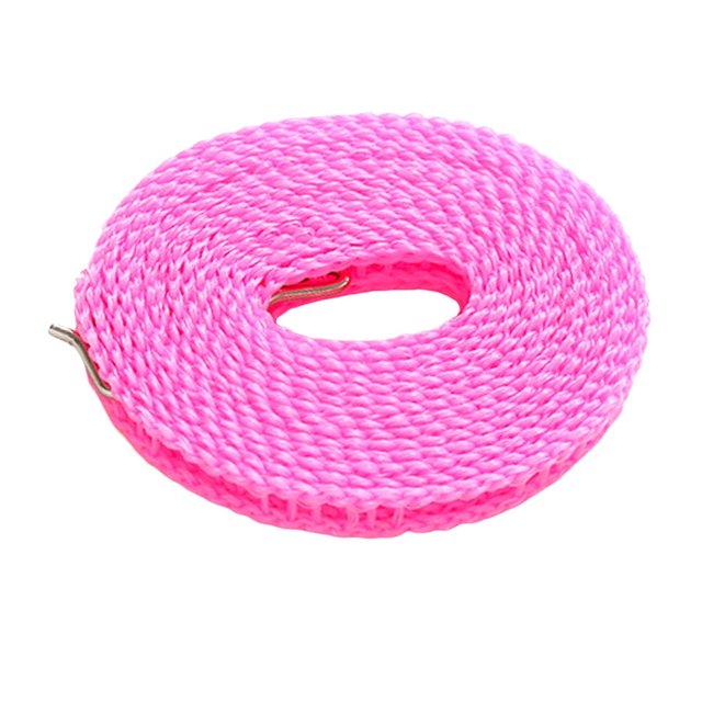Baohd Corde à Linge Extensible Portable pour Camping et Véhicule Récréatif Durable et Rose 300cm 1Ensemble