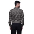thumbnail image 4 of BESTMAN Chemise Décontractée Imprimée pour Hommes Coupe Ajustée à Boutons Manches Longues, 4 of 5