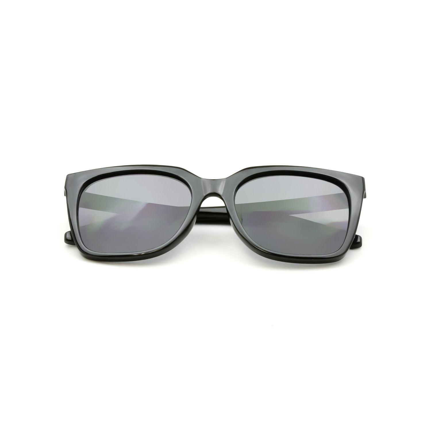 Time & Tru Women's Black Square Sunglasses