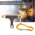 thumbnail image 2 of Portable Bronze Tambour Peau Tuning Socket Clé Carrée avec Porte-Clés & Boucle, 2 of 11