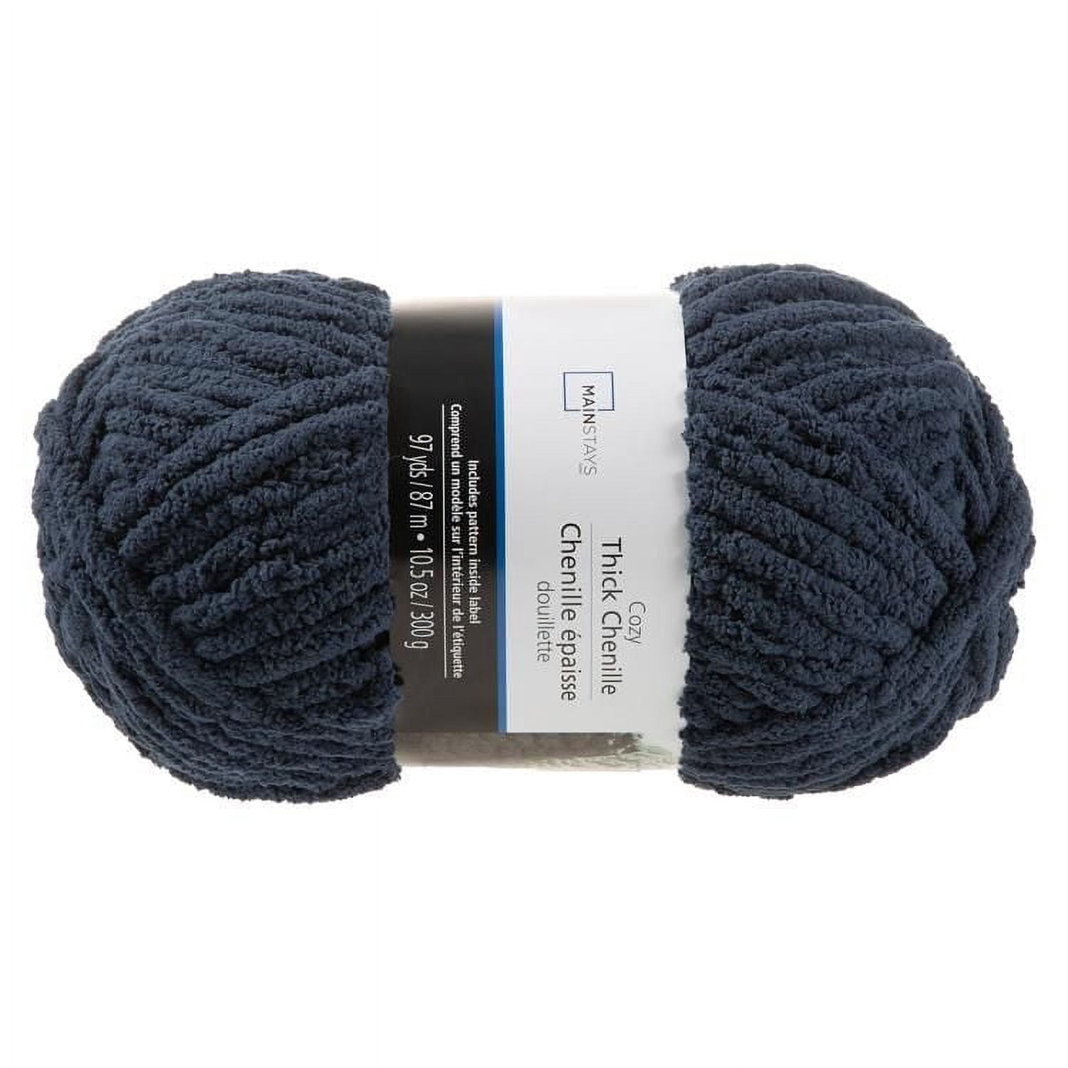 MAINSTAYS Lots de 2 Fils Épais Bleu Nuit