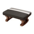 thumbnail image 1 of Siruishop Foot Rest with Wooden Legs Rectangle Step Stool for Dining Bed Shoe Changing Black, 1 of 8