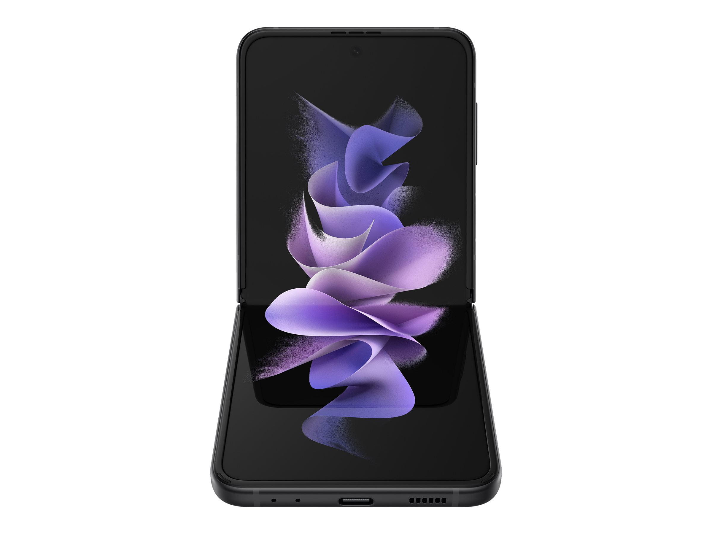Samsung Galaxy Z Flip3 5G - 5G smartphone - dual-SIM - RAM 8 GB / Internal Memory 128 GB - OLED display - 6.7" - 2640 x 1080 pixels (120 Hz) - 2x rear cameras 12 MP, 12 MP - front camera 10 MP - phantom black