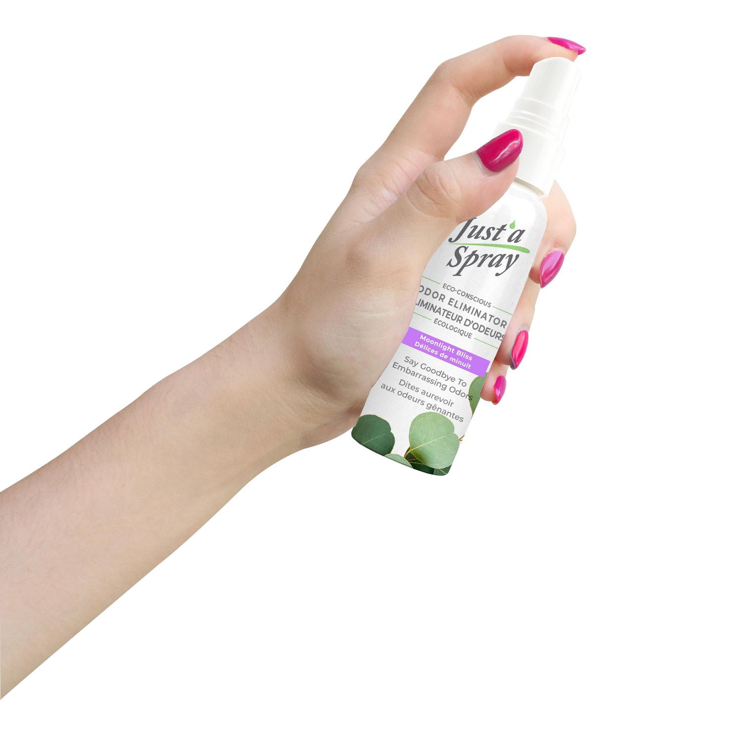 Just'a Spray Éliminateur d'odeurs gênantes, Délices de minuit, 55 ml, Vaporisateur avant utilisation de la cuvette