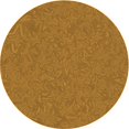 thumbnail image 1 of Ahgly Company Tapis Rond Lavable en Machine Intérieur Transitionnel Bisque Foncé Marron, 7 Pieds Rond, 1 of 7