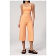 thumbnail image 2 of PISONIC Womens Workout Sets Two Piece Spaghetti Straps Tank Top Matching Wide Leg Capri Pants Gym Work Pilates Outfits, 2 of 7