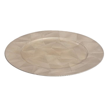 Plaque De Chargeur (Trinité) (Champagne) (13 ") - Ensemble De 6