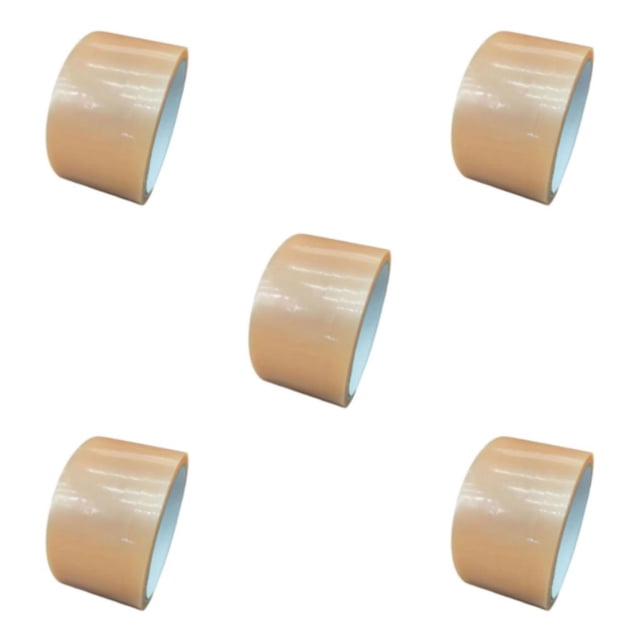 Transemion Creative Sticky Ball Rolling Tape Decorative Game DIY for Party Children Orange 6 x 10m 5Set
