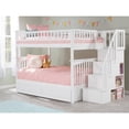 thumbnail image 4 of Atlantic Furniture Lit Superposé Columbia, Double sur Double, Blanc, 4 of 5