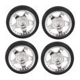 thumbnail image 1 of MesaSe 4 Pieces RC Car Tires for 1/18 RC Rally Car Repalces Spare Parts Argent, 1 of 9