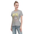 thumbnail image 4 of T-Shirt Basique à Manches Courtes pour Femmes Sailor Moon Édition Q Tsukiha, 4 of 6