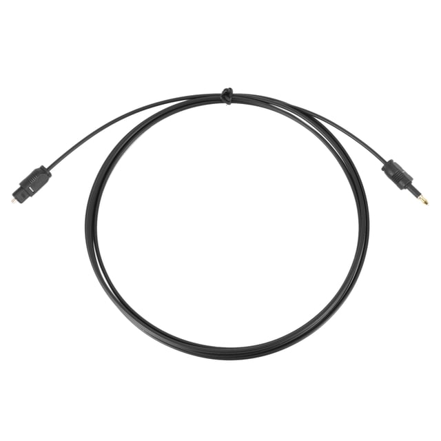 Câble Audio Optique Numérique Mini 2 m Fiche 3,5 mm Ligne à Fibre Optique SPDIF