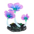 thumbnail image 2 of Fish  Simulation Plants, Colorful Artificial Glowing Coral Non-  For Aquarium For Fish  Orange,Orange Yellow,Purple, 2 of 8
