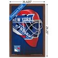 thumbnail image 2 of NHL New York Rangers - Mask 16 Wall Poster, 22.375" x 34", 2 of 4