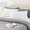 thumbnail image 1 of Czzoypi Pillow Covers (White), Body Pillow Pillowcase Medium Cool Pillowcase Pillow Pouch Brushed Fabric Pillowcase Cool Pillowcase Suitable For Sound Sleepers Soft Breathable Pillowcase Envelope, 1 of 6