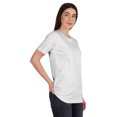 thumbnail image 2 of Inkmeso T-Shirt Basique à Col Rond pour Femmes, Manches Courtes, Coupe Régulière, Long Tee, Haut d'Entraînement, 2 of 8