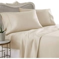 thumbnail image 1 of Alive Pixels Sheet Set Blue Solid 100 Percent Cotton 4-Pc with 8 Inch Pocket 200TC (Twin-XL, Blue), 1 of 5