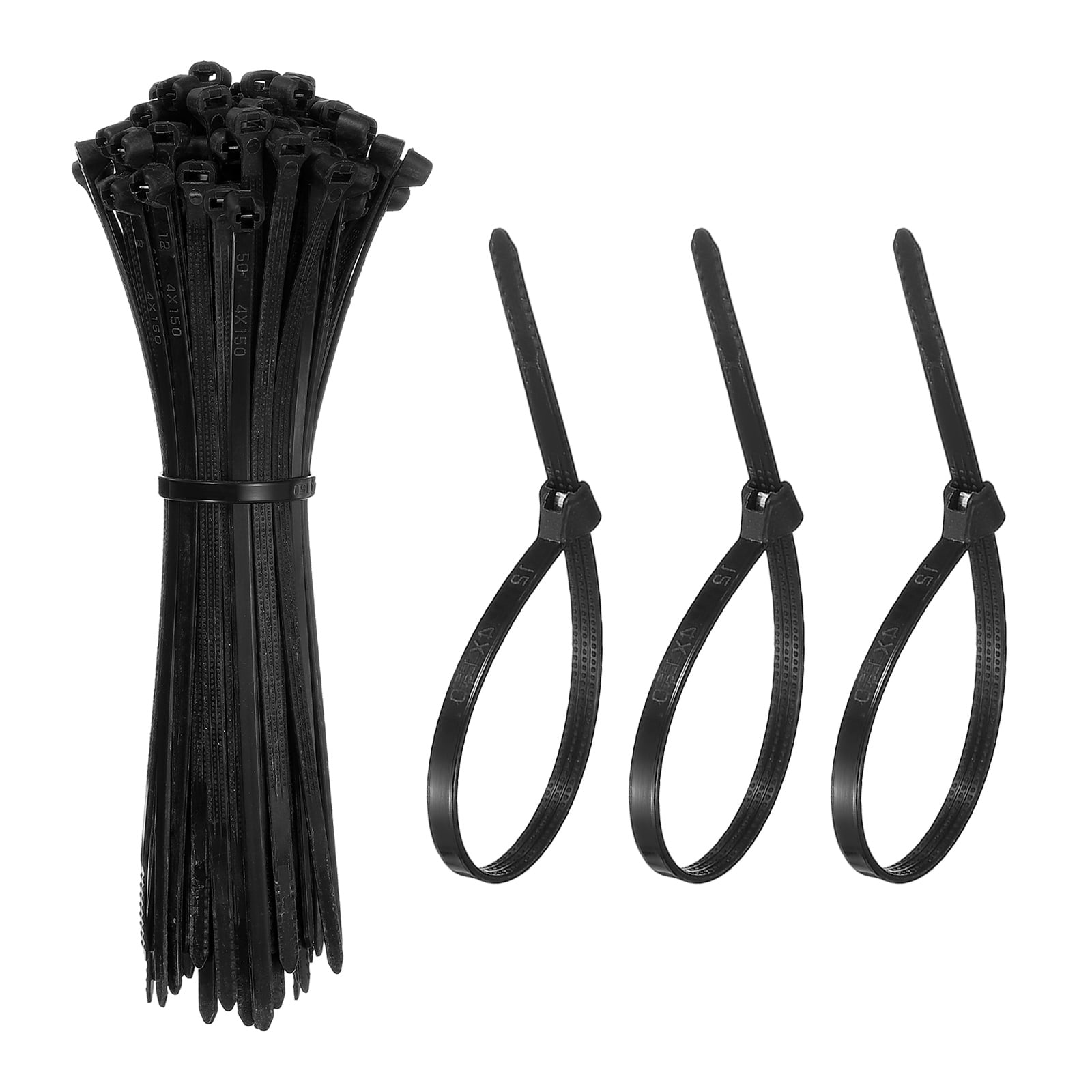 Irregular Ties 、sho Love it 6枚セット Zip Ties Plastic Cable Ties, Self-Locking Wire Zip Tie 6 Inch with