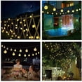 thumbnail image 3 of Outdoor String Lights, Bulbs Waterproof Patio Lights String Outdoor, Warm White Led Edison Globe String lights, 3 of 5