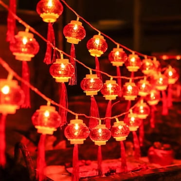 Guirlande Lumineuse Lanterne Rouge Décoration Mariage Nouvel An Chine