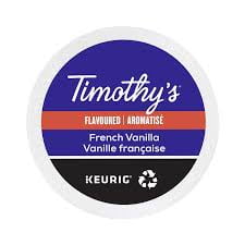 Timothy's Pods français Vanilla Keurig K-Cup 96 Nombre