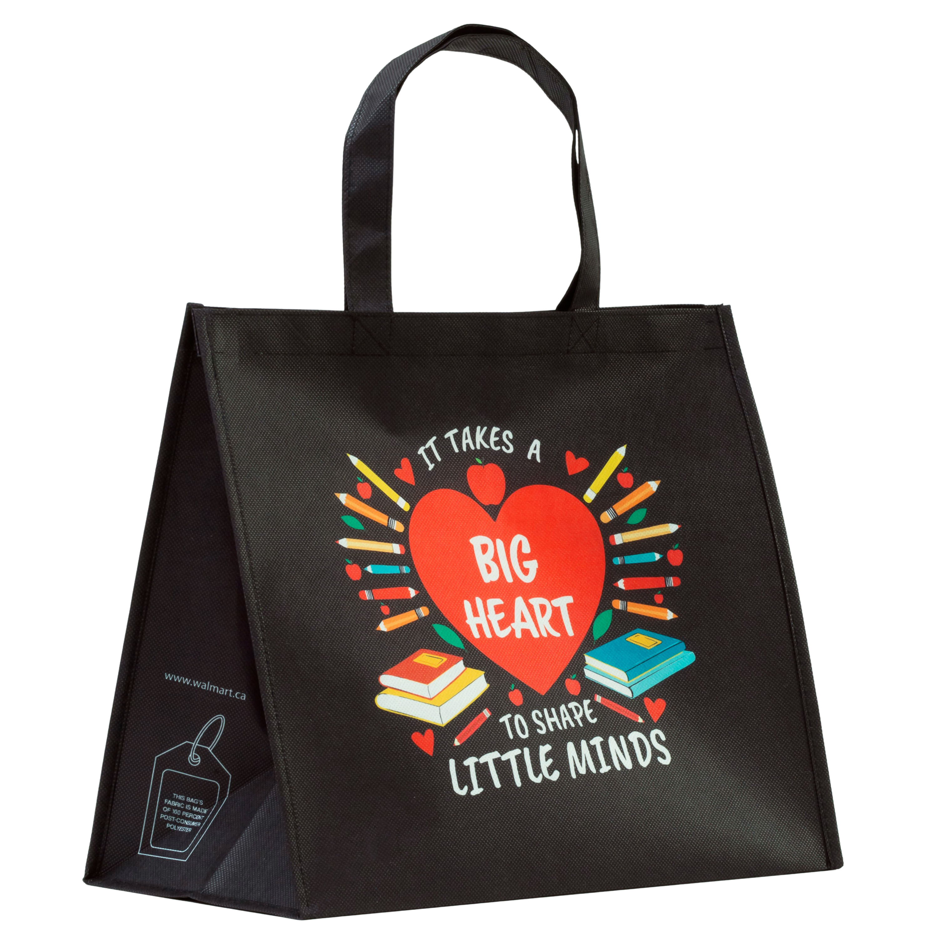 Sac d’épicerie réutilisable avec porte-bouteille, Sac réutilisable pour les courses, Sac de Courses Polyvalent Design pour enseignant