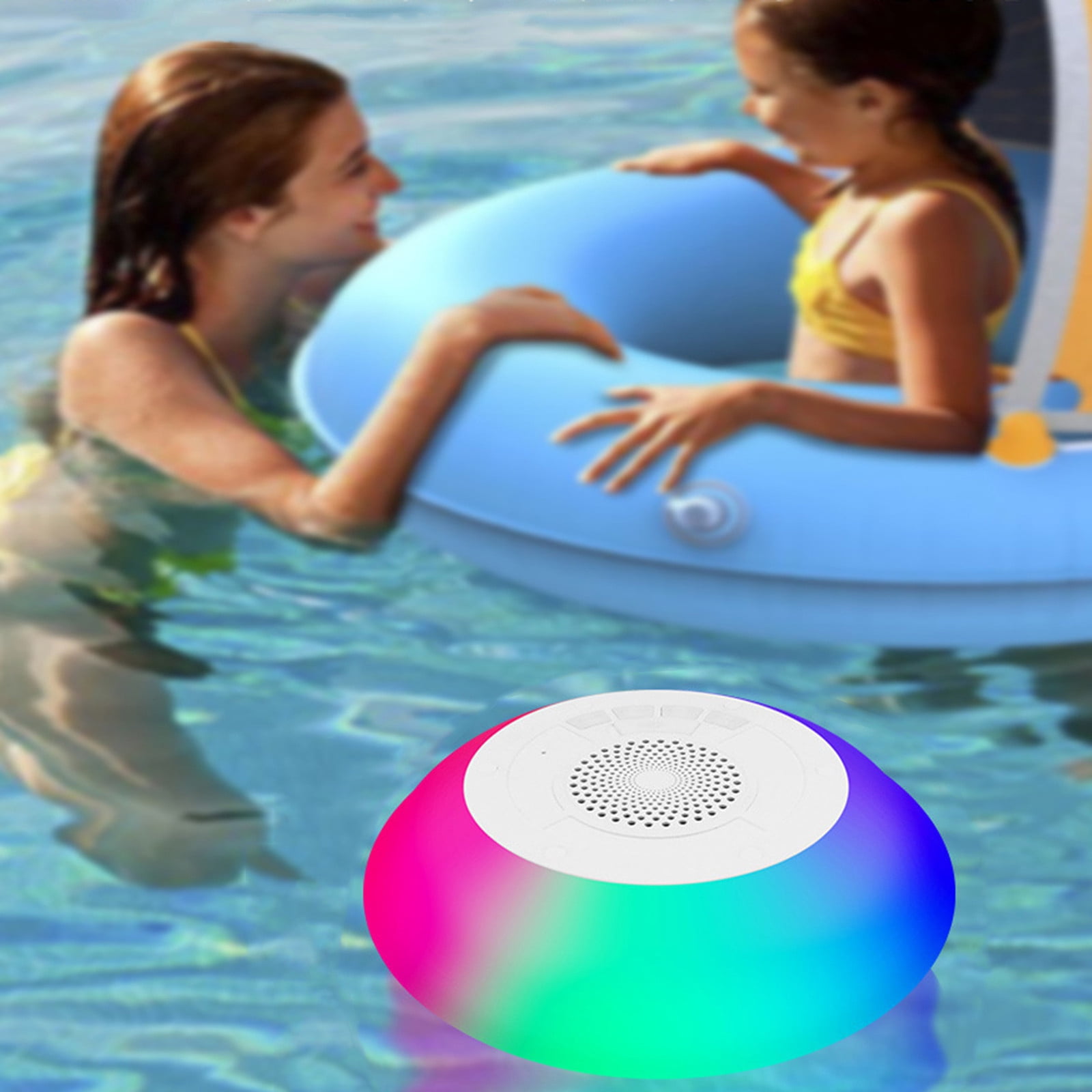 Chmadoxn Bluetooth Speaker, Colorful Light Effect Bluetooth Speaker Floating Mini Portable Wireless Bluetooth Speaker RGB Mini Sound 360 ° HiFi Sound Quality Long Battery Life Bluetooth speakers