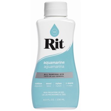 RIT All Purpose Liquid Dye, Aquamarine, 236 mL (8 oz)